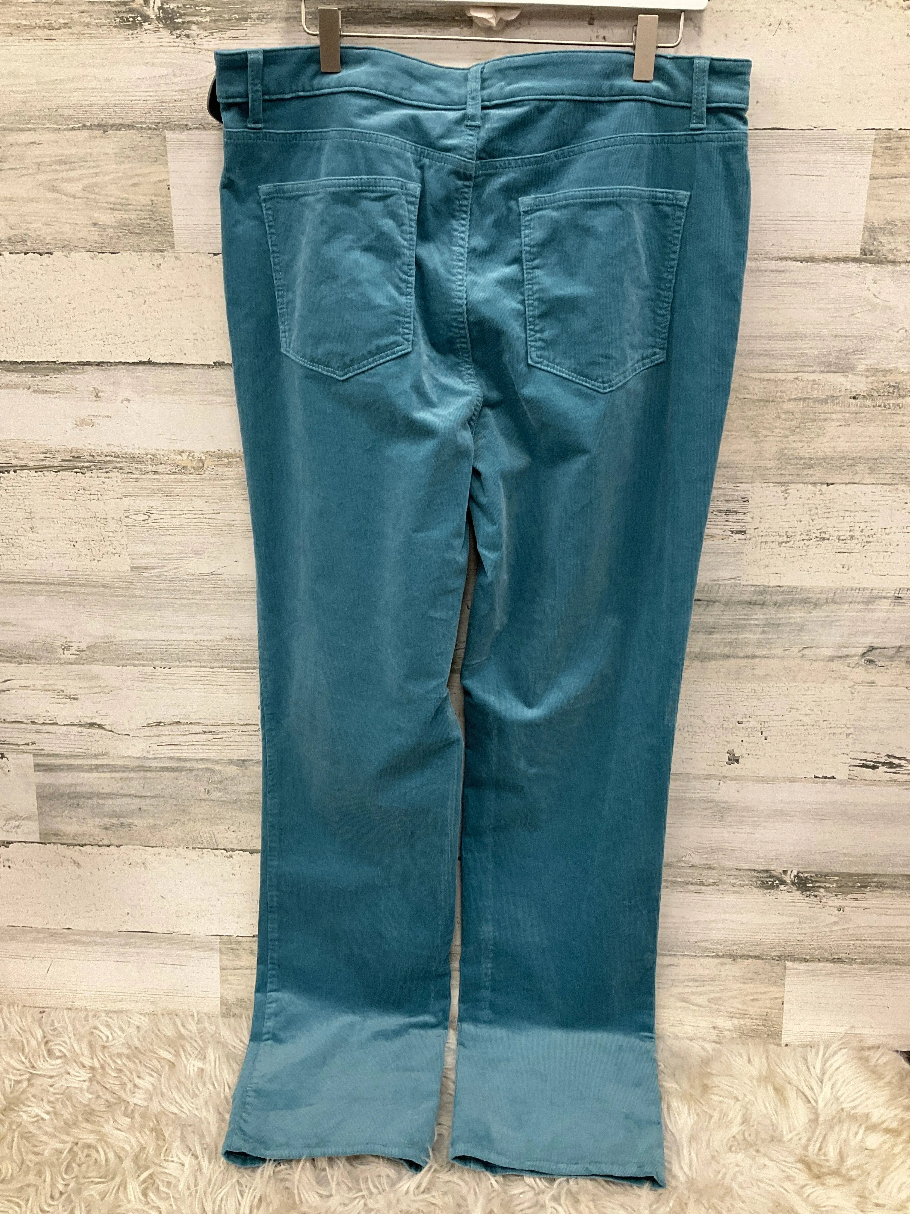 Pants Corduroy By Talbots In Teal, Size: 14