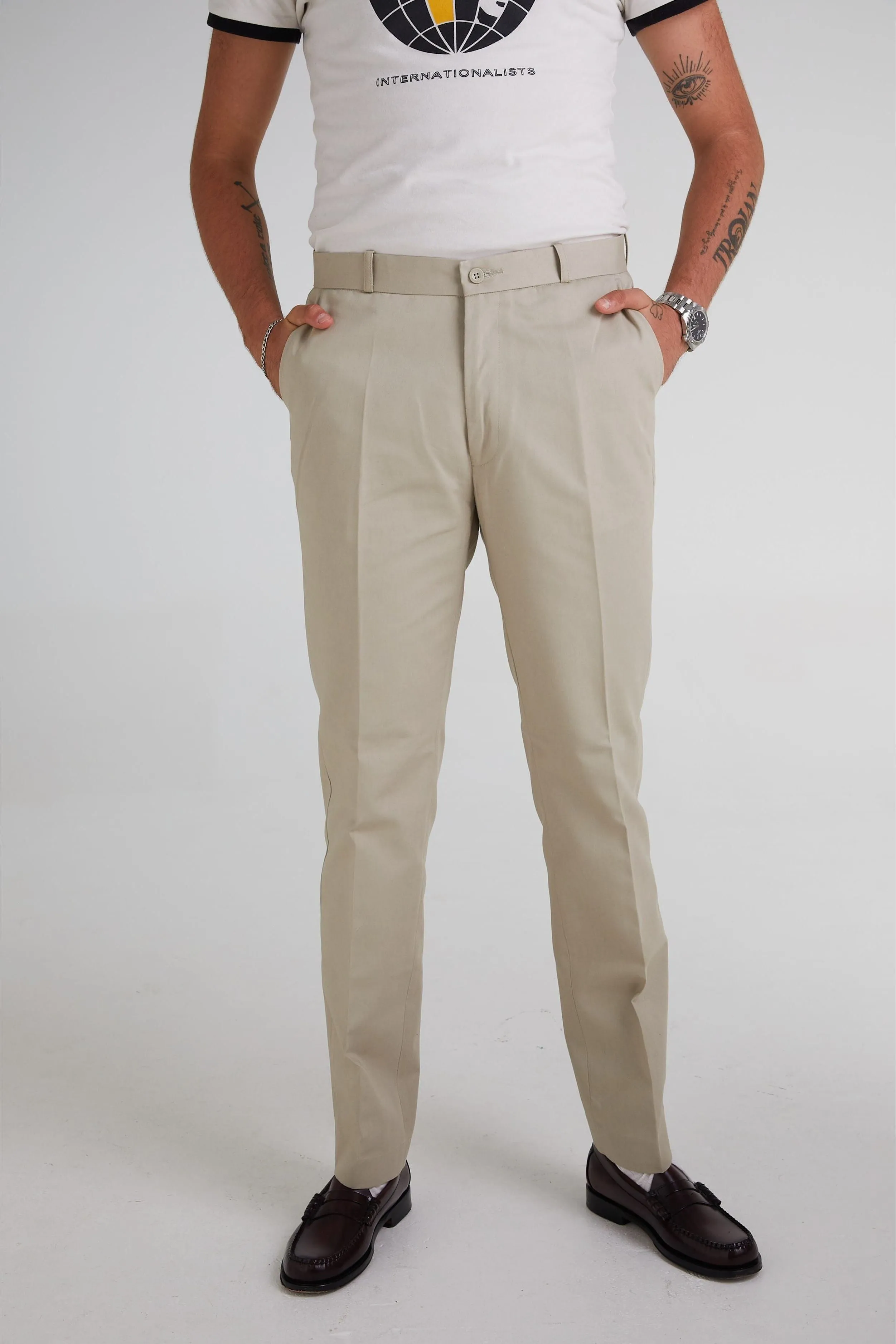 Relco - Sta Press Khaki - Trousers