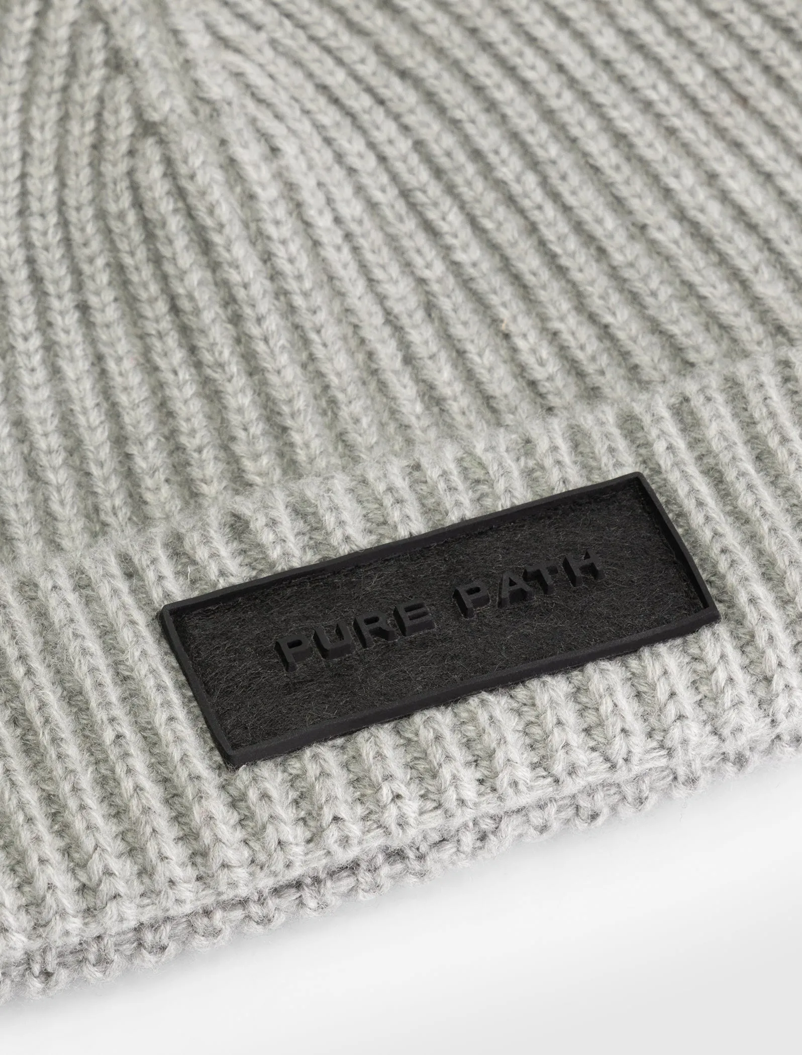 Ribbed Beanie | Grey