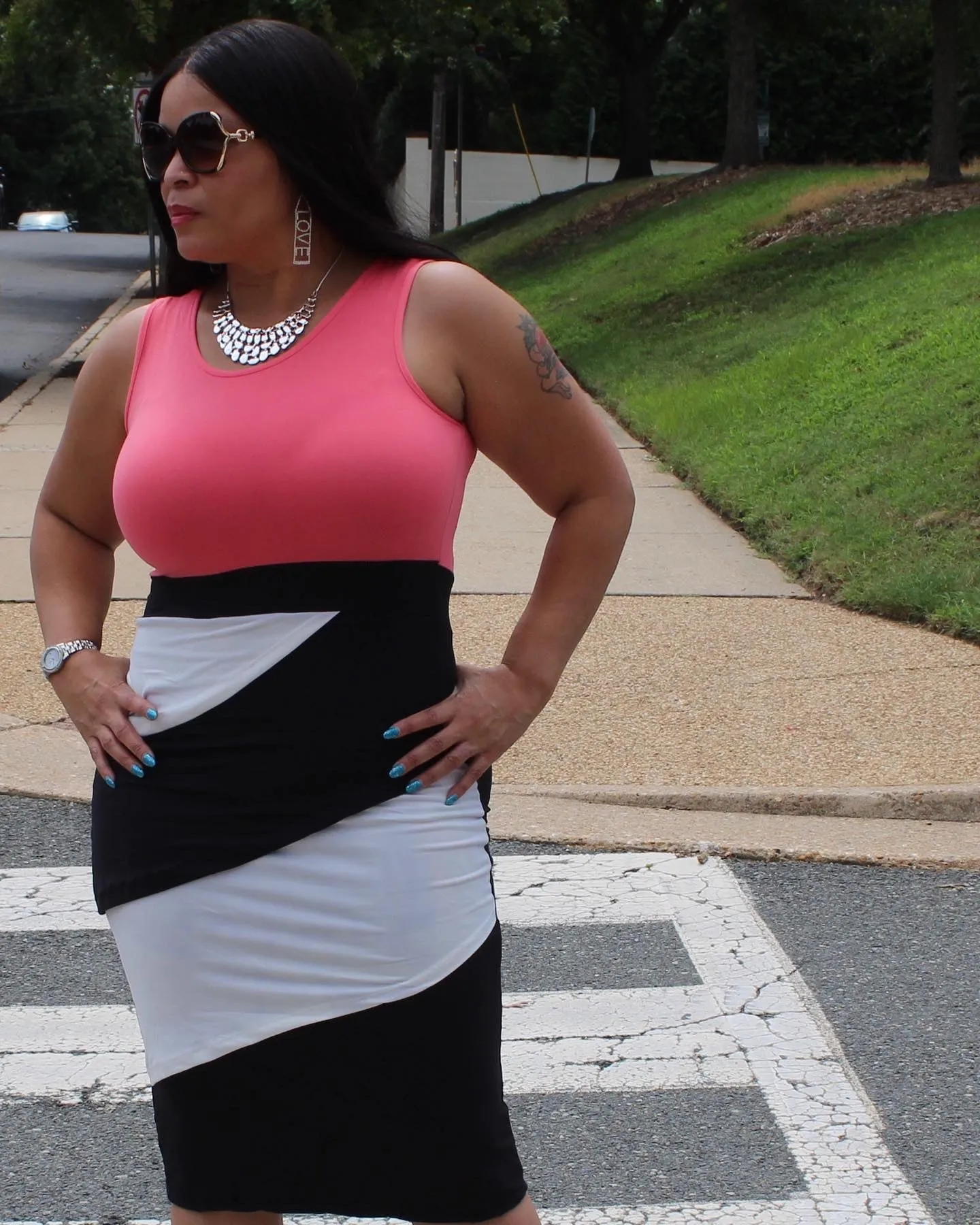 Rock My Color Block Dress