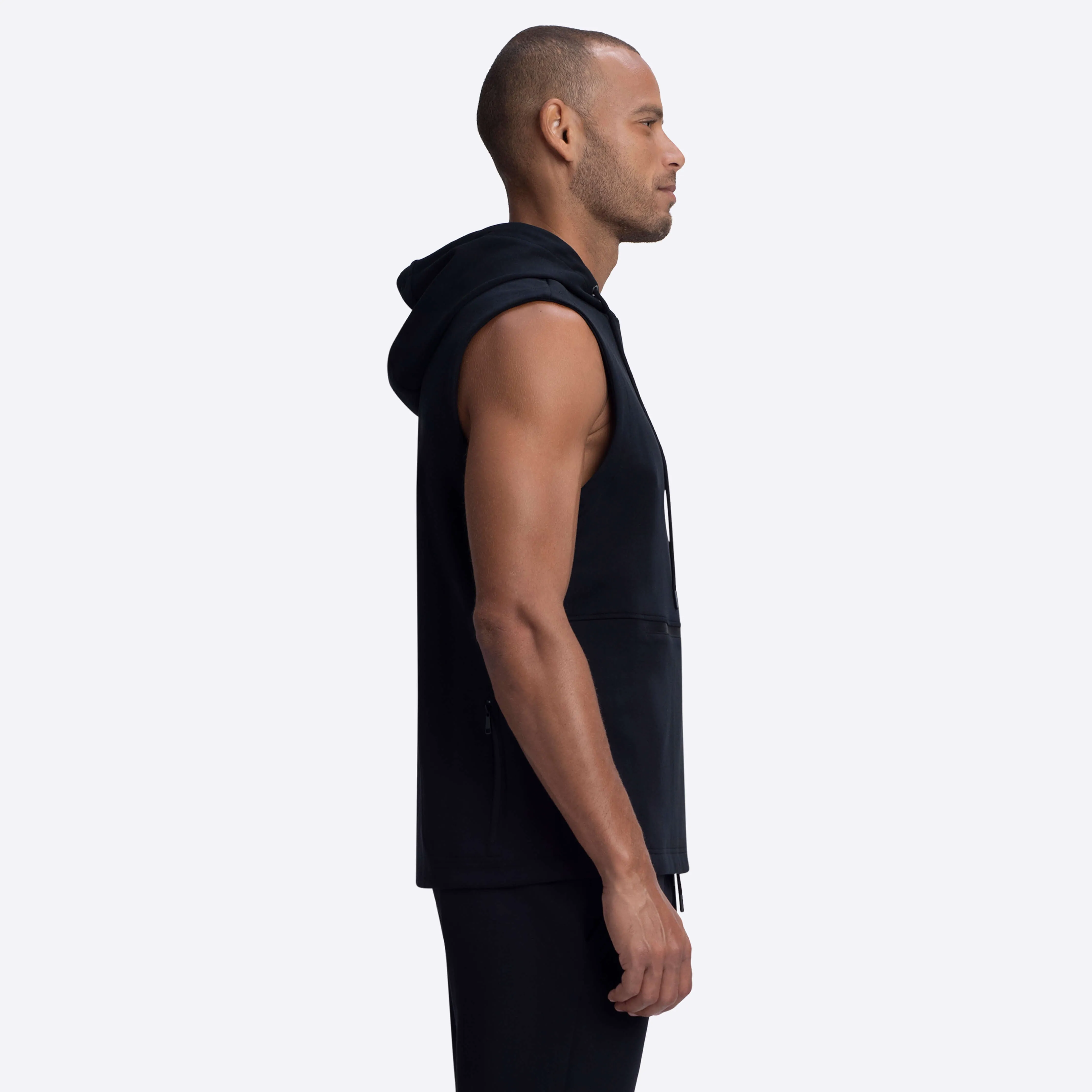 Sweatshirt Hooded Vest