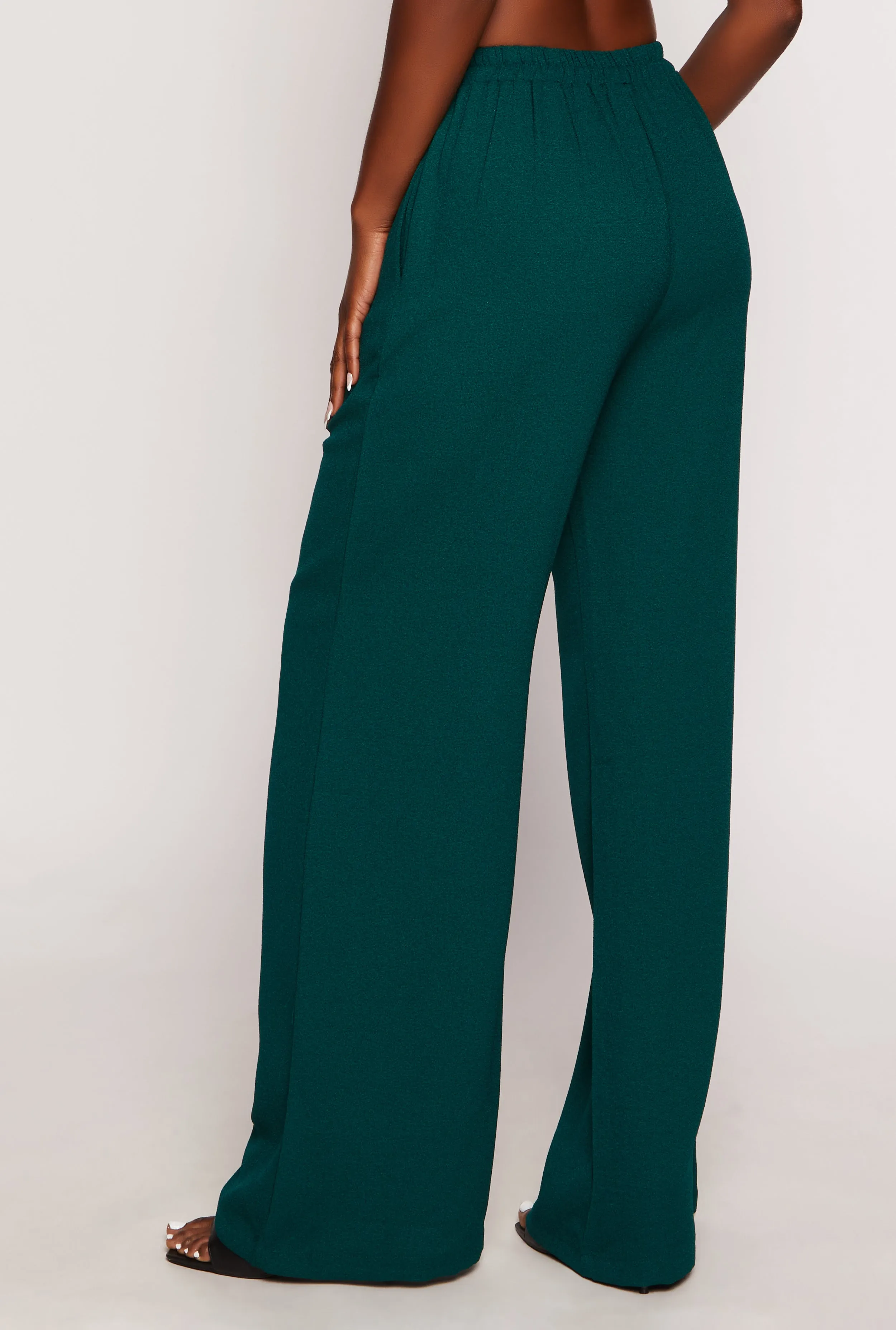 Wide Leg High Waist Dress Pants