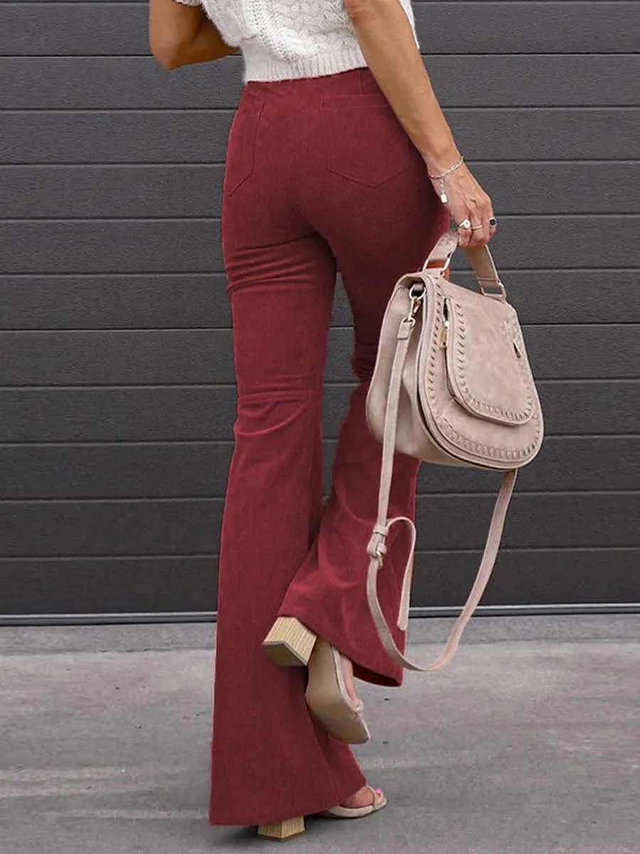 Women's Corduroy Casual Pants