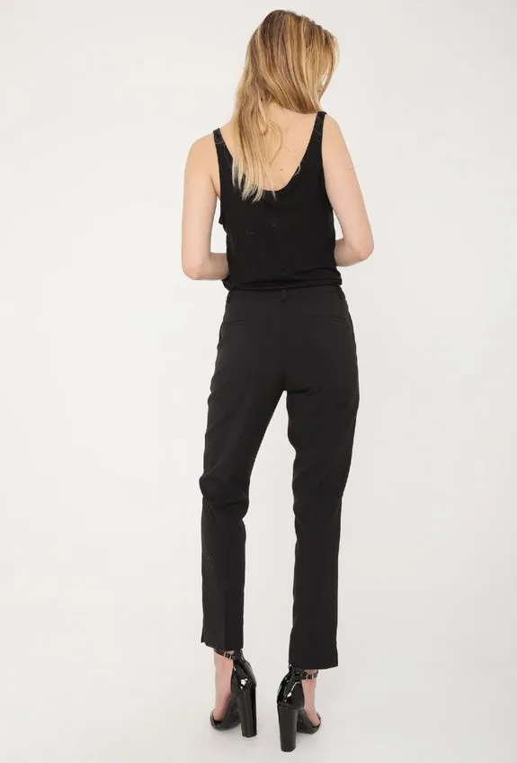 Women's Natacha Straight Cut Pants / Black