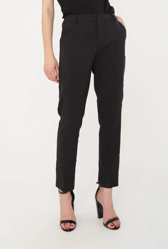 Women's Natacha Straight Cut Pants / Black