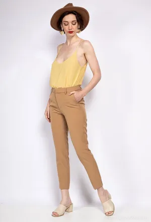 Women's Natacha Straight Cut Pants / Camel